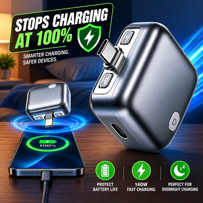 🛡️🔋 Protect Your Battery While You Sleep — Smart Auto Shut-Off at 100% Charge