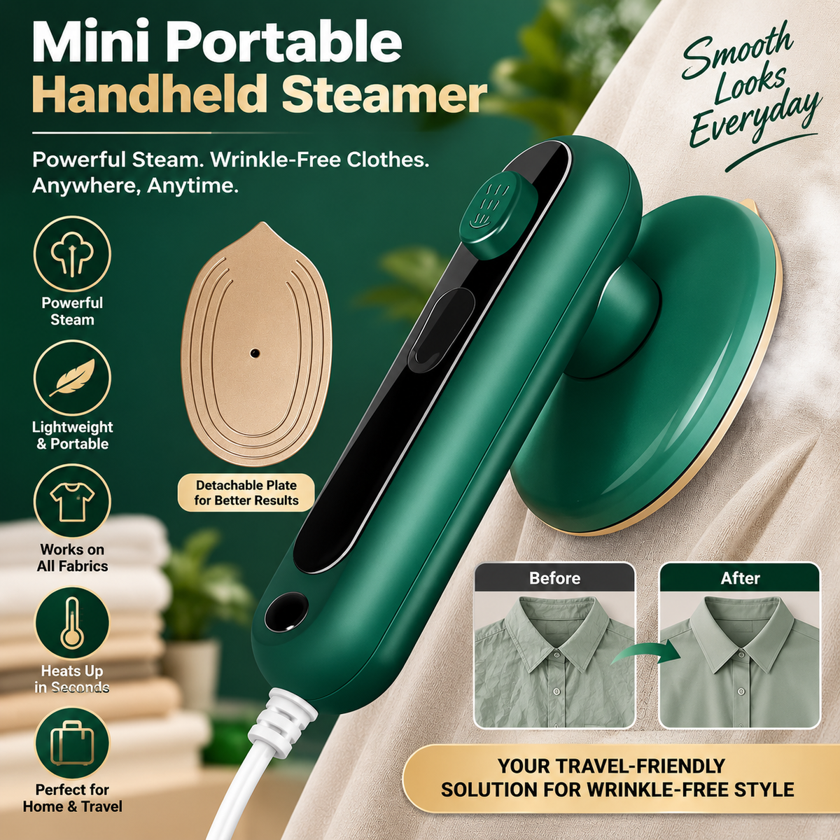 Mini Portable Handheld Steamer