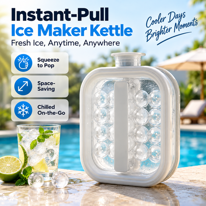 Portable Silicone Ice Ball Maker Kettle