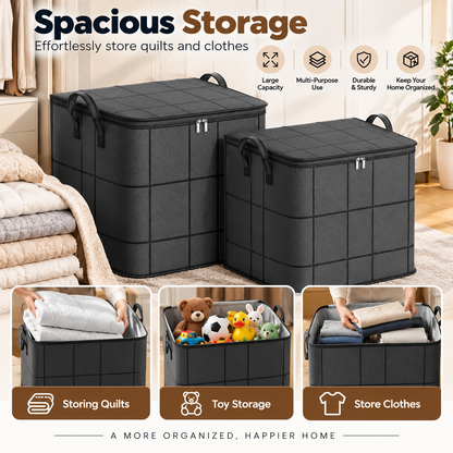 Dust-Proof Comforter and Bedding Organizer