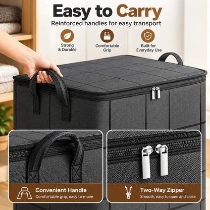 Dust-Proof Comforter and Bedding Organizer