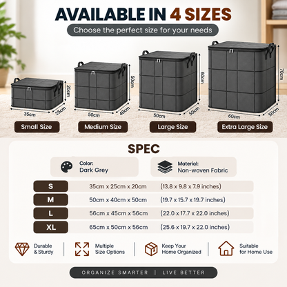 Dust-Proof Comforter and Bedding Organizer