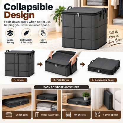 Dust-Proof Comforter and Bedding Organizer