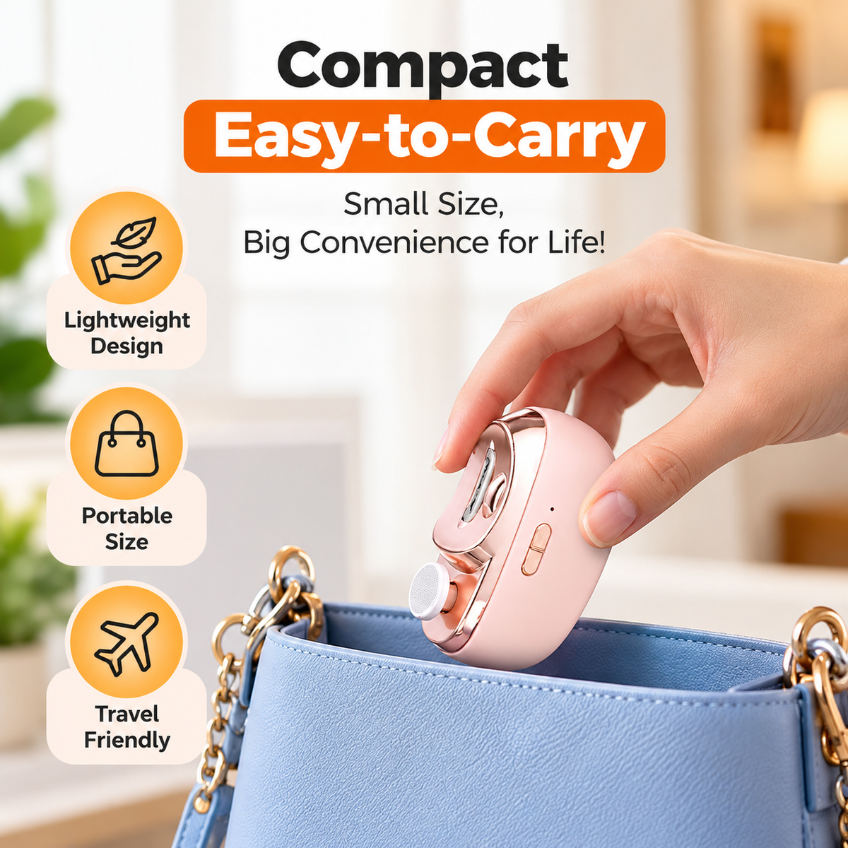 2 in 1 Electric Nail Clipper with Polisher