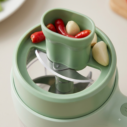 4 In 1 Handheld Electric Vegetable Cutter Set