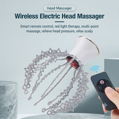 Wireless Electric Head Massager - 12 Claws