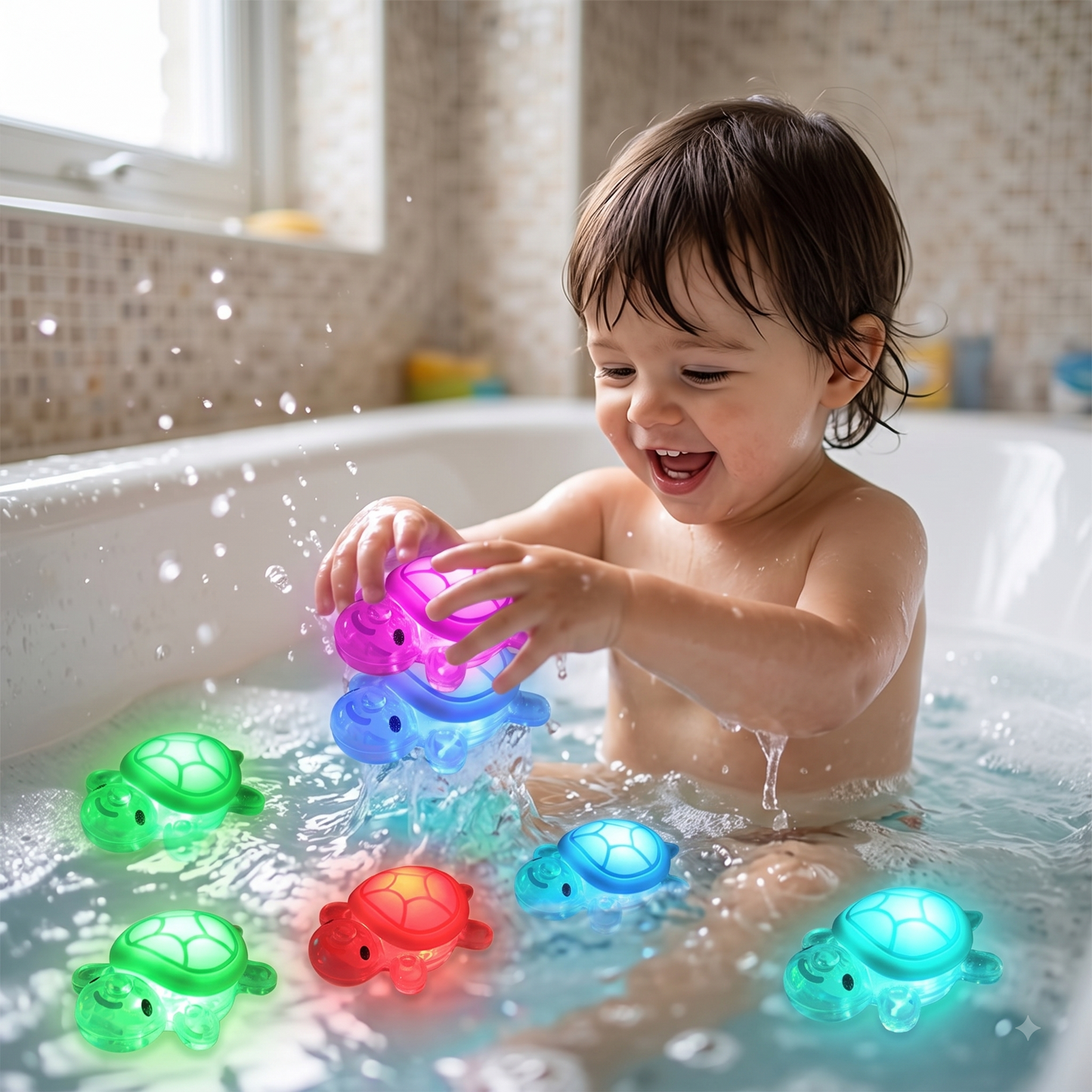 Light Up Bath Toys for Kids