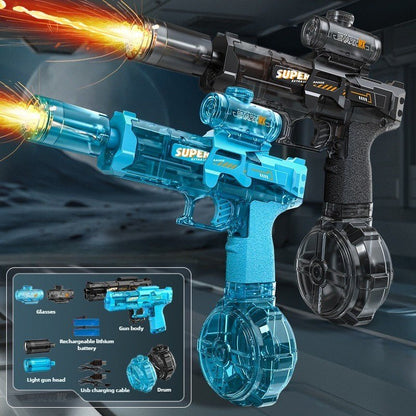 Electric Water Gun: Ice Mouse with Flashlight⚡