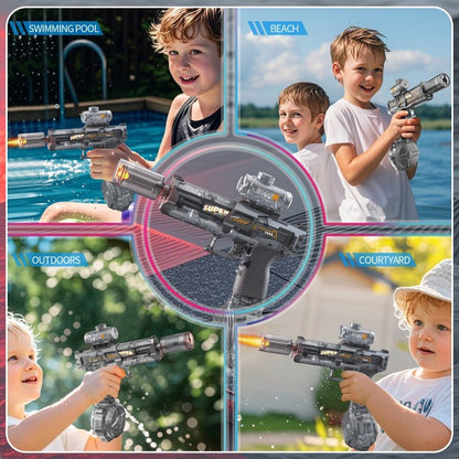 Electric Water Gun: Ice Mouse with Flashlight⚡