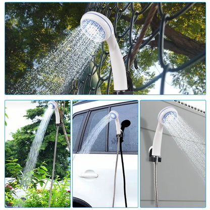 Portable Shower for Camping with Water Pump