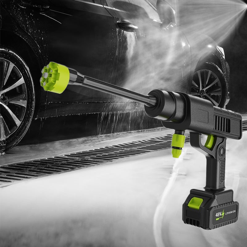 🚗💦Father’s Day Gift👨‍👧‍👦Cordless Pressure Washer and Single Port Charger Base, Bottle Portable Washer for Car,Home Cleaning & Garden Watering fathersdaygift