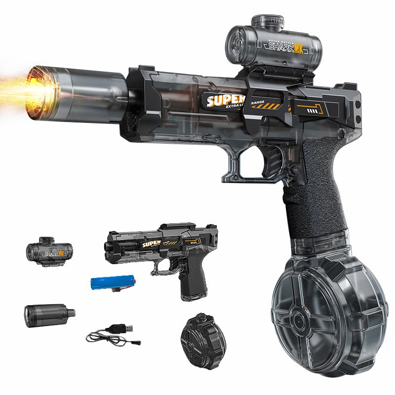 Electric Water Gun: Ice Mouse with Flashlight⚡