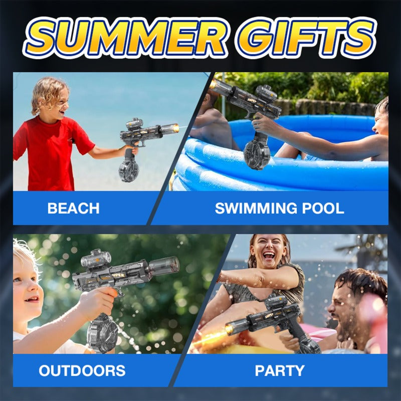 🔥Hot Sale Offers-Electric Water Gun: Ice Mouse with Flashlight⚡💦🔥