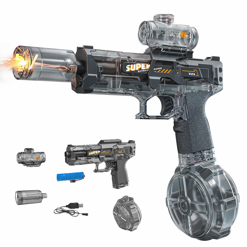 🔥Hot Sale Offers-Electric Water Gun: Ice Mouse with Flashlight⚡💦🔥