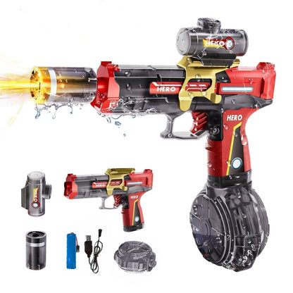 🔥Hot Sale Offers-Electric Water Gun: Ice Mouse with Flashlight⚡💦🔥