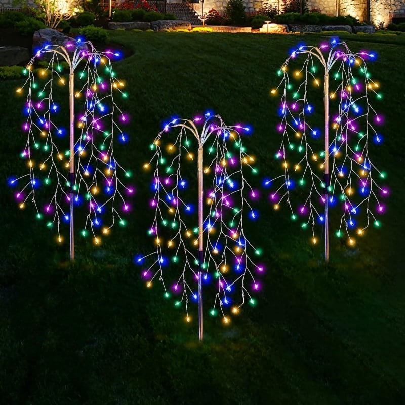 Solar Garden Lights Outdoor Decor – 100 LEDs, IP55 Waterproof, Easy Install 🌙