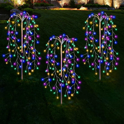 Solar Garden Lights Outdoor Decor – 100 LEDs, IP55 Waterproof, Easy Install 🌙