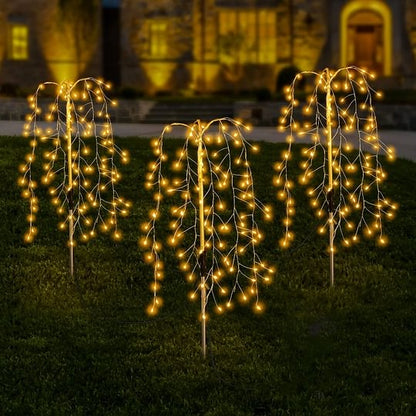 Solar Garden Lights Outdoor Decor – 100 LEDs, IP55 Waterproof, Easy Install 🌙