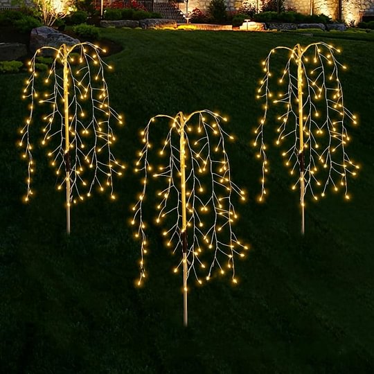 Solar Garden Lights Outdoor Decor – 100 LEDs, IP55 Waterproof, Easy Install 🌙