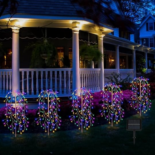 Solar Garden Lights Outdoor Decor – 100 LEDs, IP55 Waterproof, Easy Install 🌙