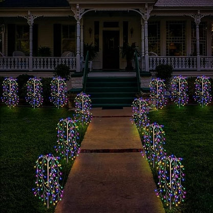 Solar Garden Lights Outdoor Decor – 100 LEDs, IP55 Waterproof, Easy Install 🌙