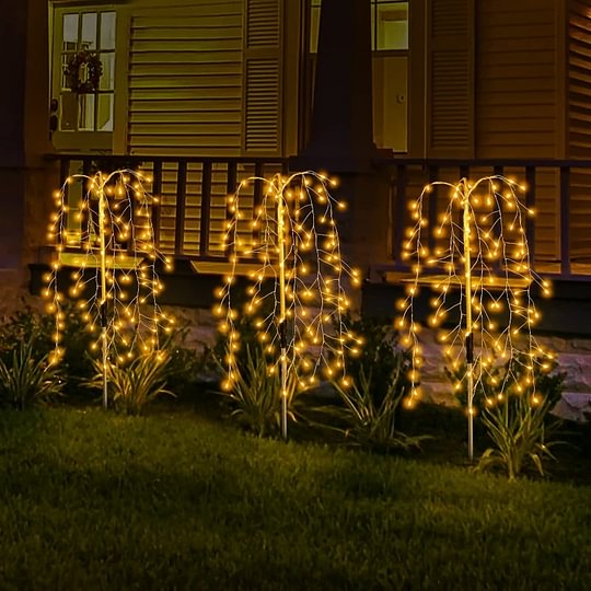 Solar Garden Lights Outdoor Decor – 100 LEDs, IP55 Waterproof, Easy Install 🌙