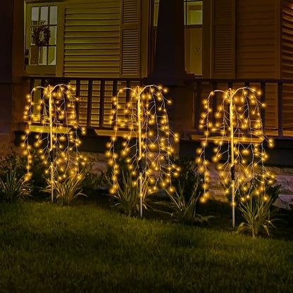 Solar Garden Lights Outdoor Decor – 100 LEDs, IP55 Waterproof, Easy Install 🌙