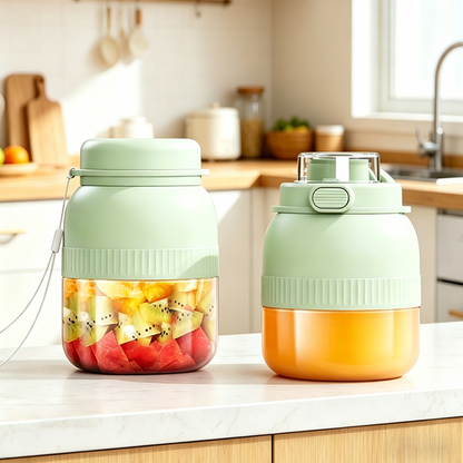 ✨2026 Hot Sale 50% OFF🔥Portable Blender with Dual Lids & Cups