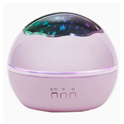 2-in-1 Rotating Star Projector Night Lights