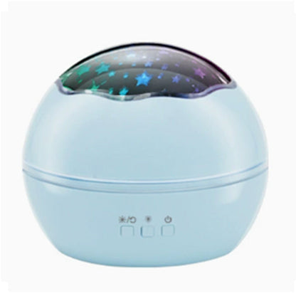 2-in-1 Rotating Star Projector Night Lights